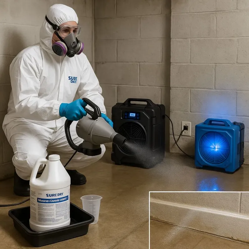 Sanitization and Odor Removal process in Marissa, IL