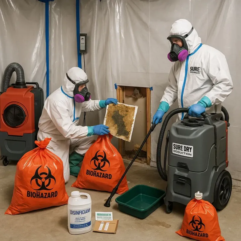 Contaminated Water Handling Protocols process in Marissa, IL